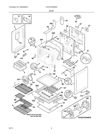 Diagram for CGEF3034MWA