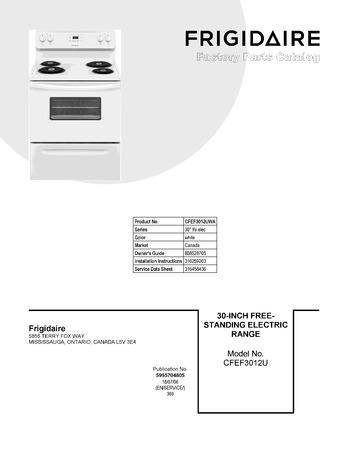 Diagram for CFEF3012UWA