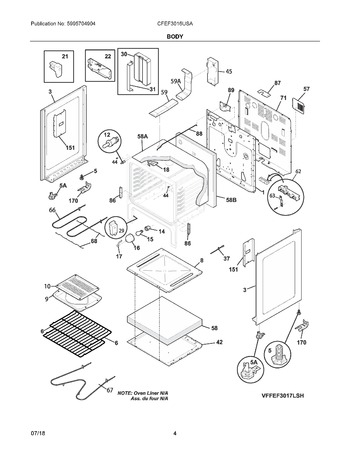 Diagram for CFEF3016USA