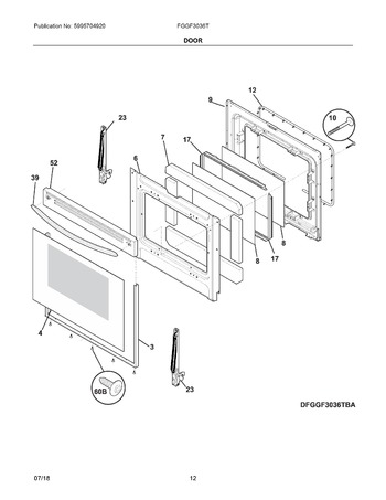 Diagram for FGGF3036TWB