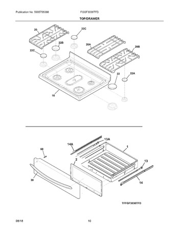 Diagram for FGGF3036TFD