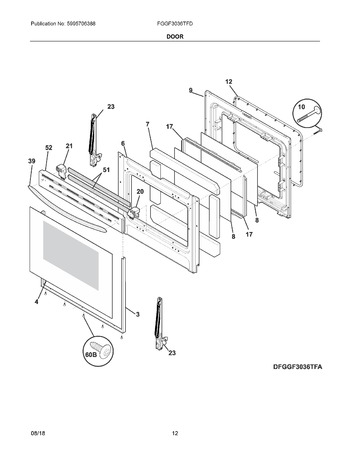 Diagram for FGGF3036TFD