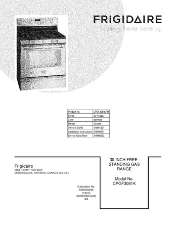 Diagram for CPGF3081KFM