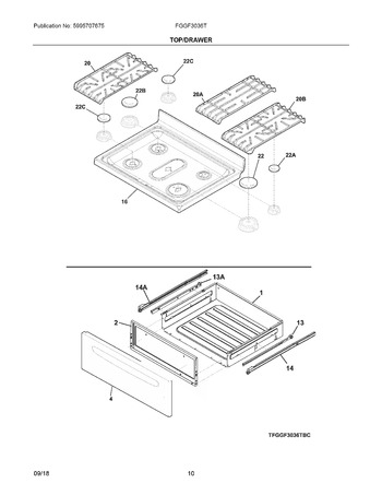 Diagram for FGGF3036TBC