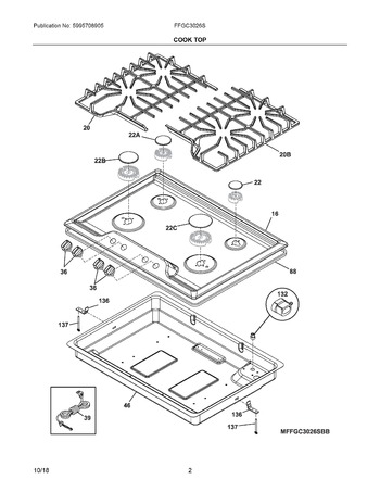 Diagram for FFGC3026SWD