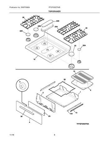 Diagram for FFGF3052TWB