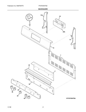 Diagram for FFGF3054TSD