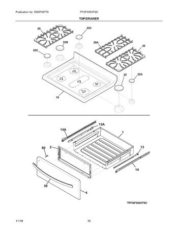 Diagram for FFGF3054TSD