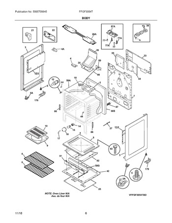 Diagram for FFGF3054TWD