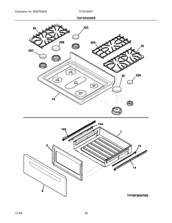 Diagram for FFGF3054TWD