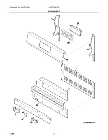 Diagram for FGGF3036TFE