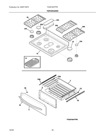 Diagram for FGGF3047TFE