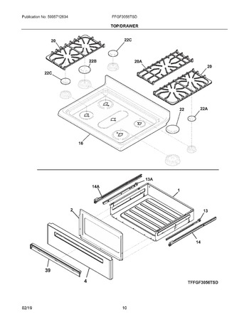 Diagram for FFGF3056TSD