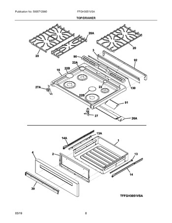 Diagram for FFGH3051VSA