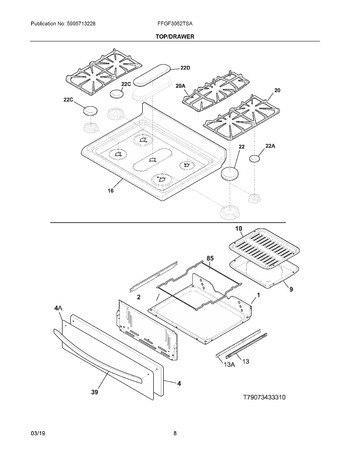 Diagram for FFGF3052TSA