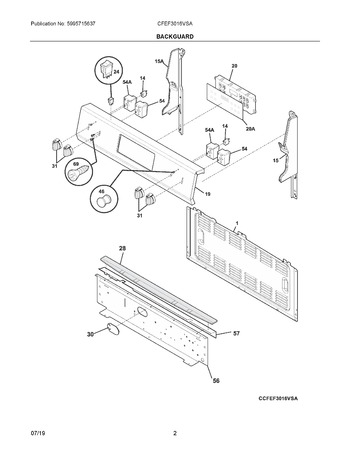 Diagram for CFEF3016VSA