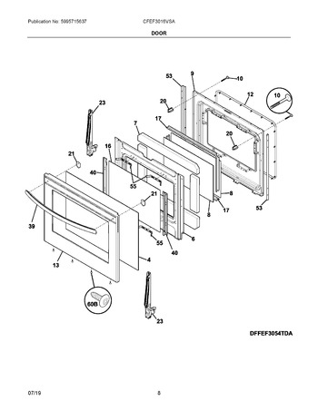 Diagram for CFEF3016VSA