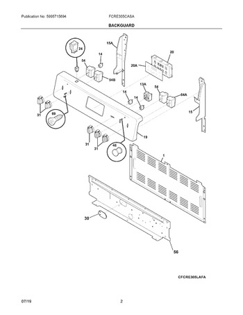 Diagram for FCRE305CASA