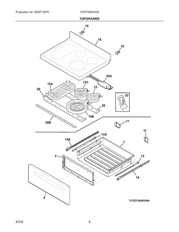 Diagram for CFEF3056VWA