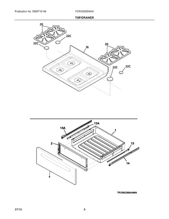 Diagram for FCRG3005AWA