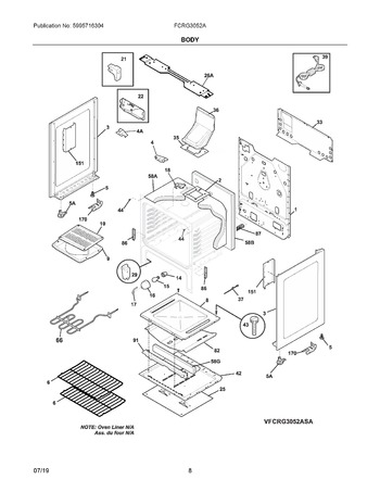 Diagram for FCRG3052AWA