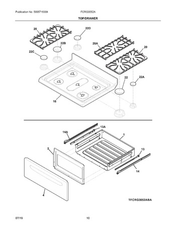 Diagram for FCRG3052AWA