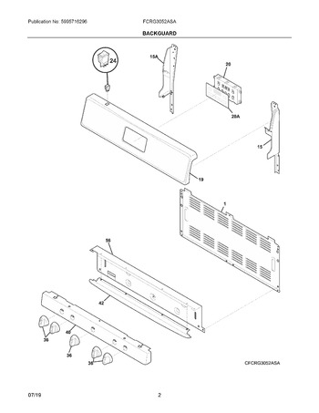 Diagram for FCRG3052ASA