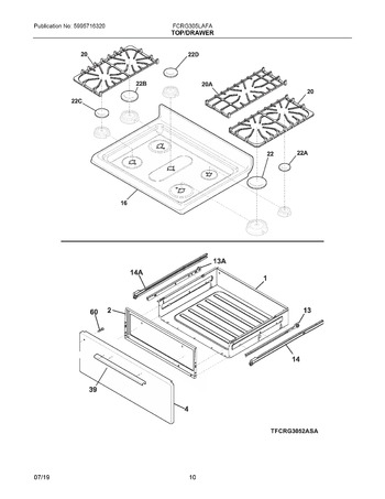 Diagram for FCRG305LAFA