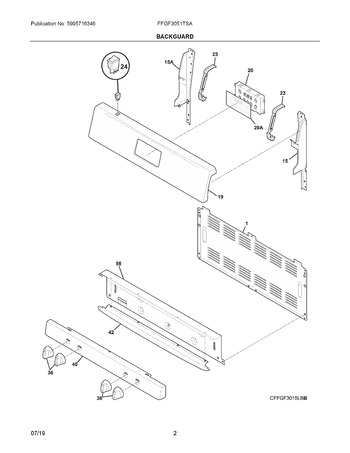 Diagram for FFGF3051TSA