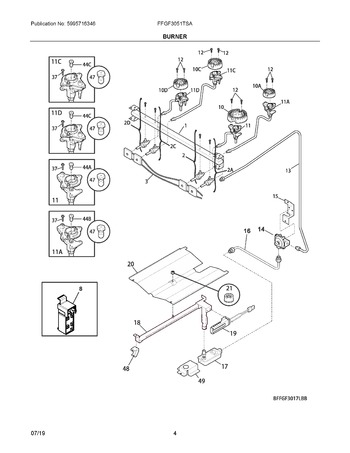 Diagram for FFGF3051TSA