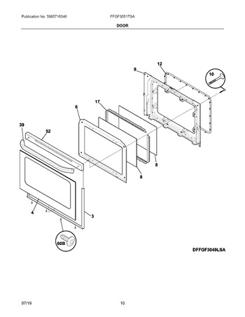 Diagram for FFGF3051TSA