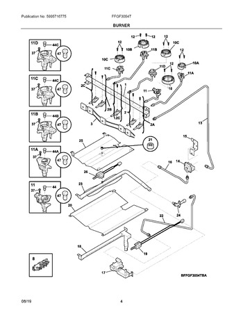 Diagram for FFGF3054TWE