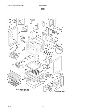 Diagram for GCRE306CADA