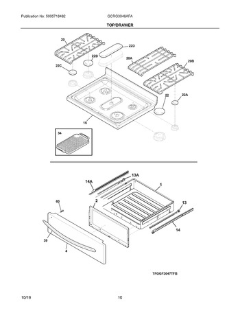 Diagram for GCRG3048AFA