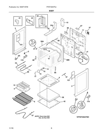 Diagram for FFEF3054TSJ