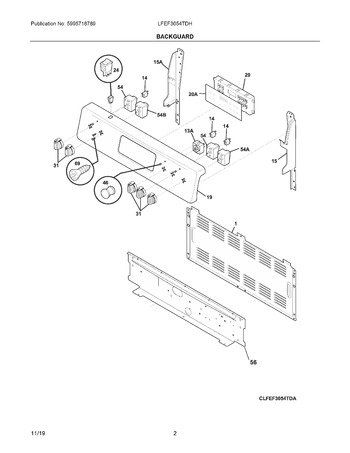 Diagram for LFEF3054TDH