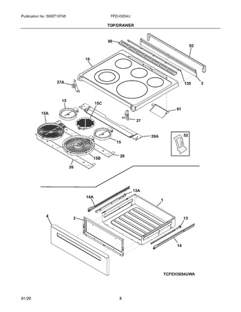 Diagram for FFEH3054UWA