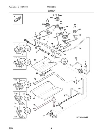 Diagram for FFGH3054UWA