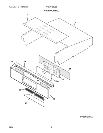 Diagram for FFGW2426USB