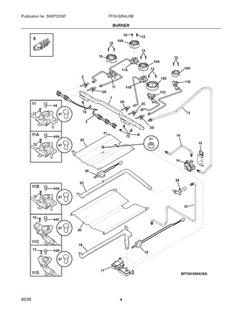 Diagram for FFGH3054USB