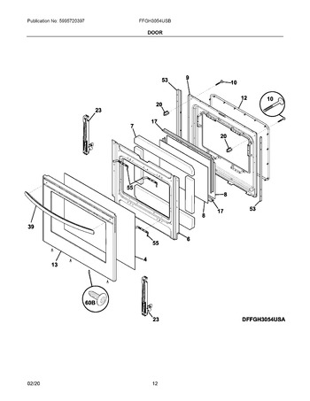 Diagram for FFGH3054USB