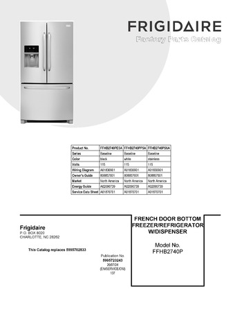 242068703 Frigidaire Refrigerator Crisper Pan Drawer Glass Shelf