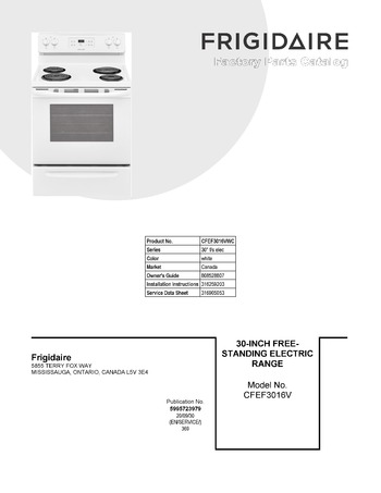 Diagram for CFEF3016VWC