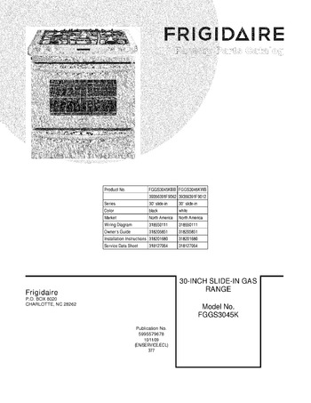 Diagram for FGGS3045KWB