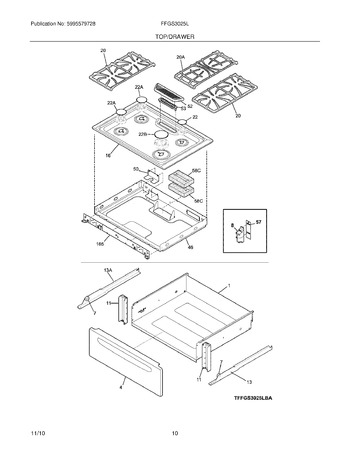 Diagram for FFGS3025LWB