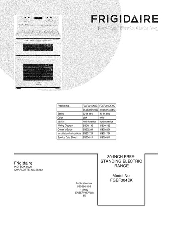 Diagram for FGEF304DKWC