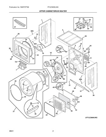 Diagram for FFLE3900UW3