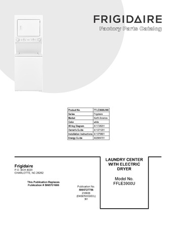 Diagram for FFLE3900UW0