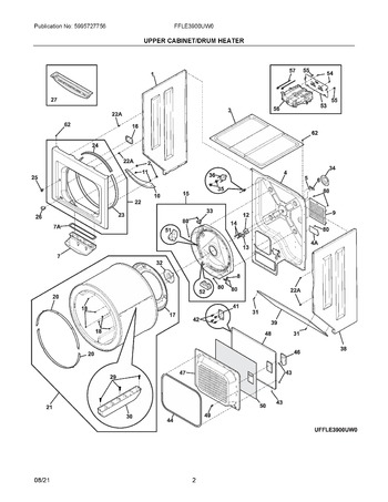 Diagram for FFLE3900UW0