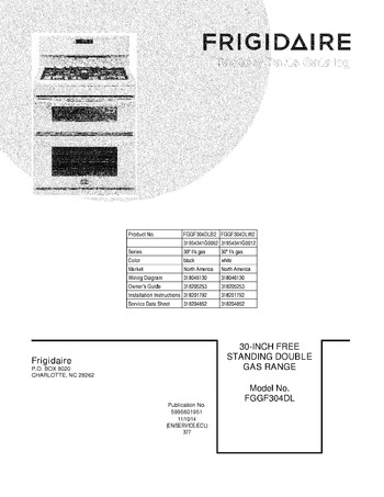 Diagram for FGGF304DLW2